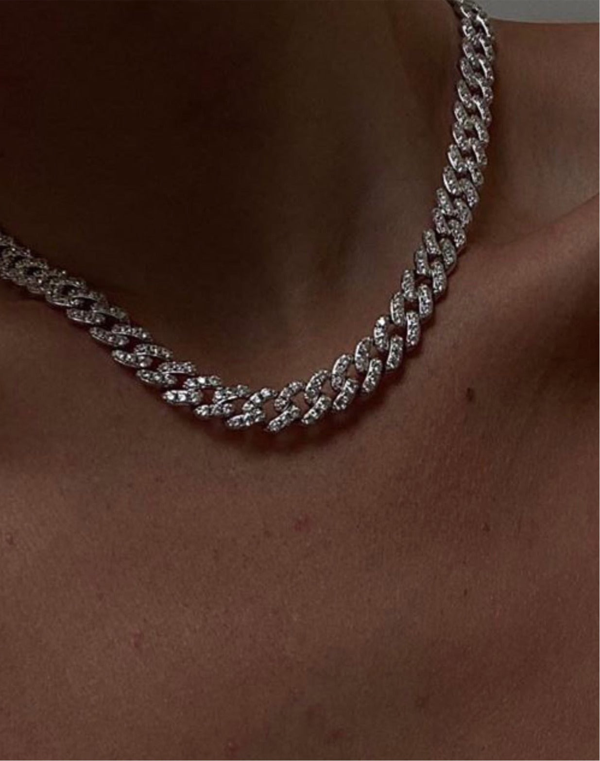 Iced Out Cuban Link Choker