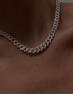 Iced Out Cuban Link Choker